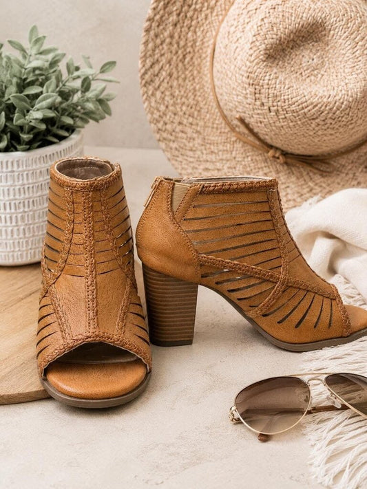Torrid Braided Cage Block Heel Retail $69.90 Size 7.5