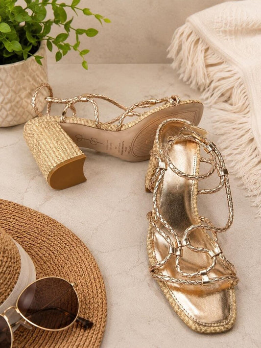 Braided Gladiator Sandals Retail $89 Size 8.5