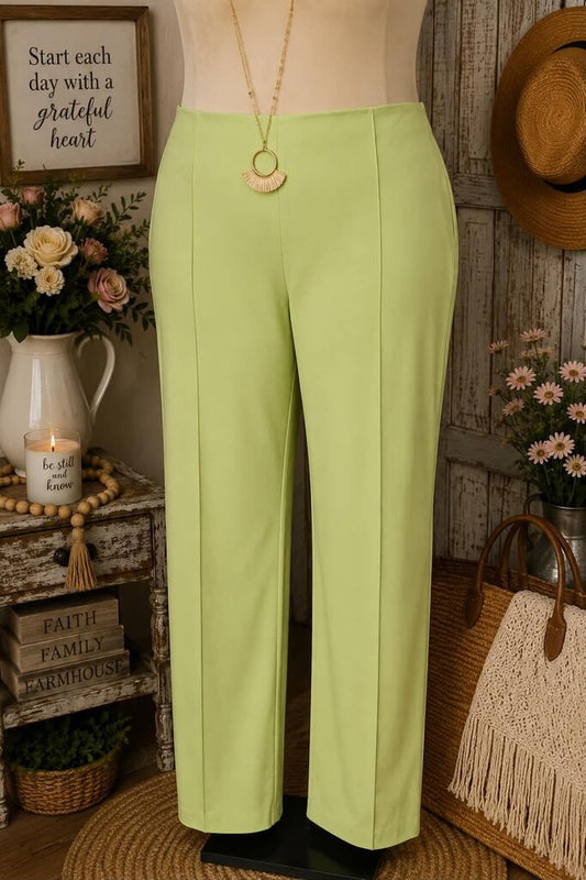 Top Shop Lime Green Pants Size 12
