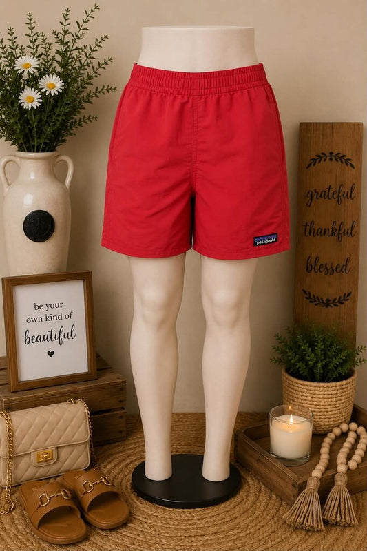 Patagonia Red Athletic Shorts Size S