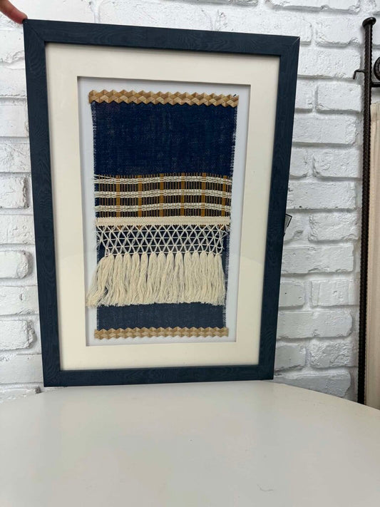 Framed Boho Tapestry Art