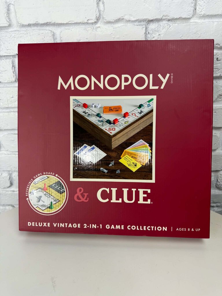 2 in 1 Monopoly & Clue Game $99 @ Dillards