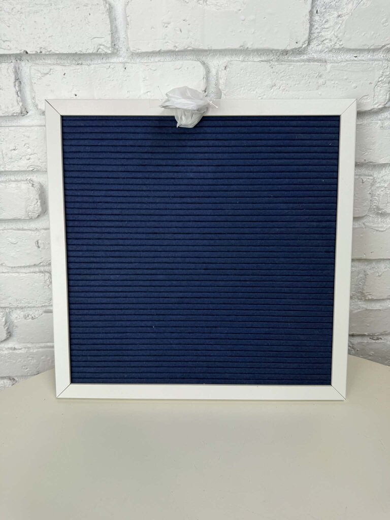 Blue Felt Message Board
