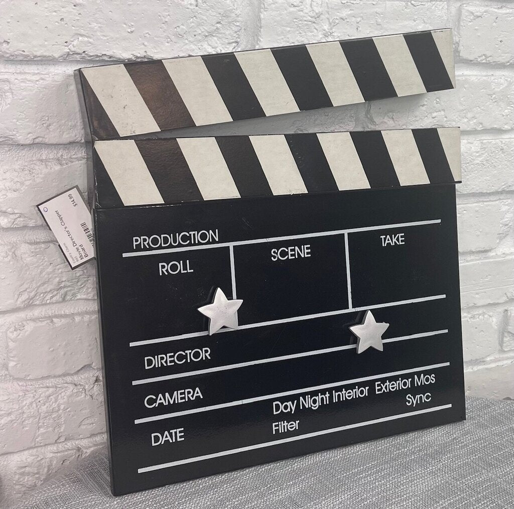 Movie Director's Clapper Board