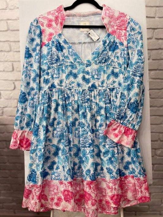 Floral Print Long Sleeve Dress