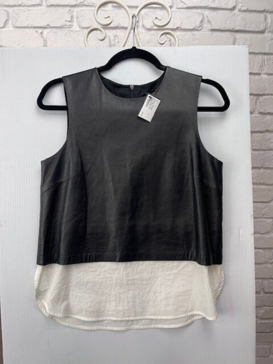 Pleather Sleeveless Top