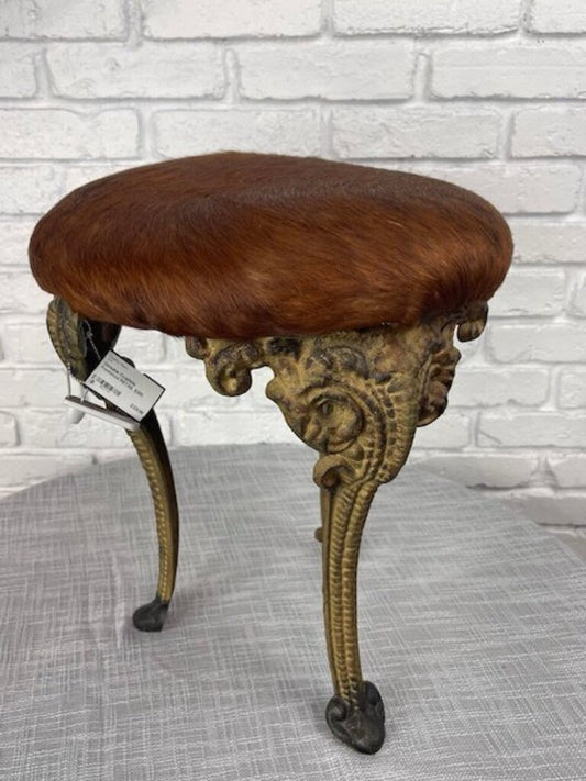 Genuine Cowhide Footstool RETAIL $300