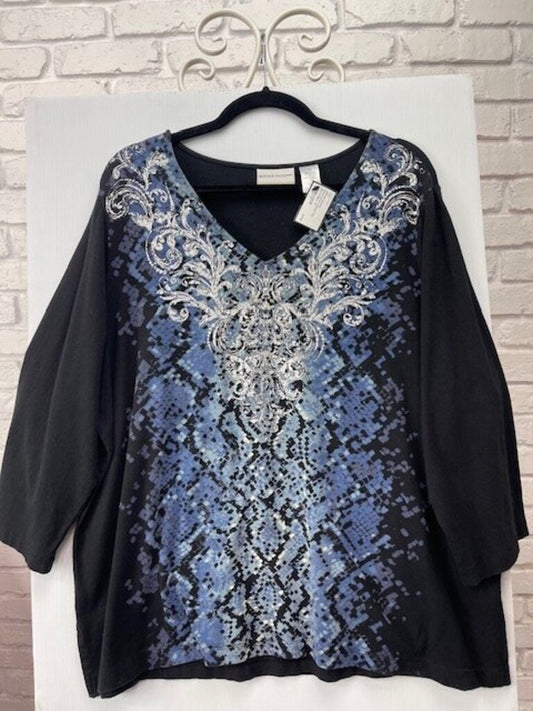 Rhinestone Detail Top