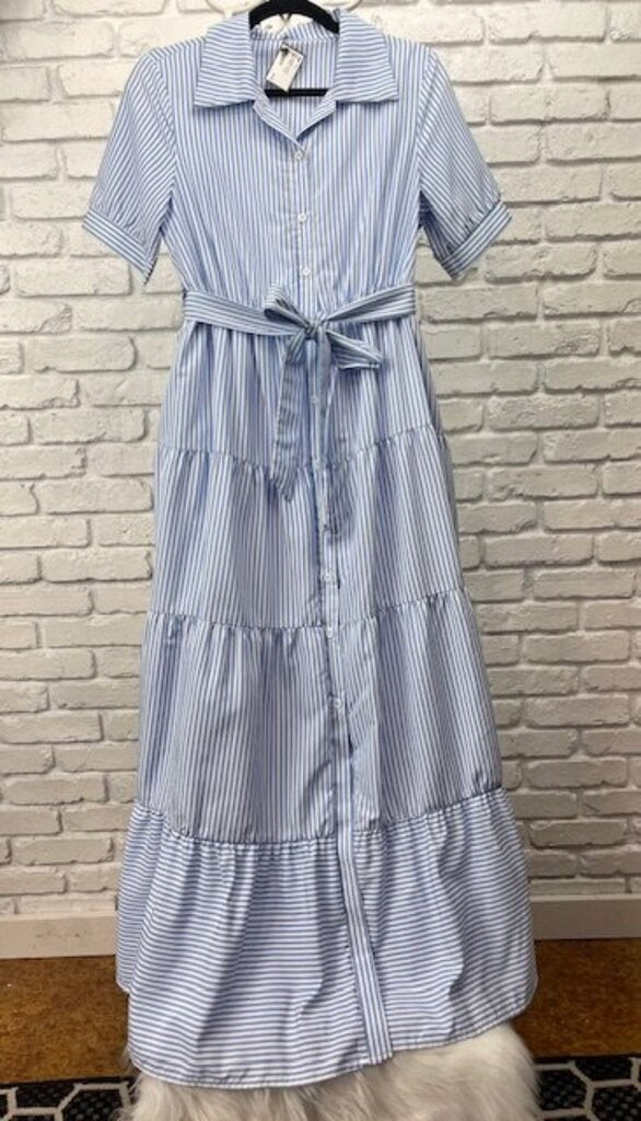 Pin-stripped dress