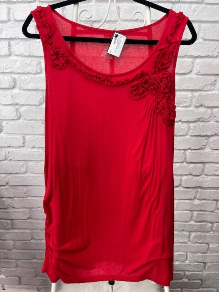 Floral Embellishment Tank Top