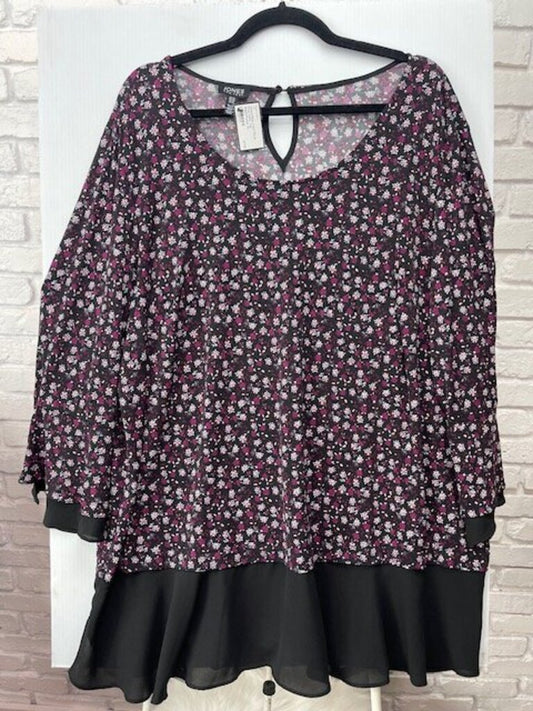 Floral Print Tunic Top
