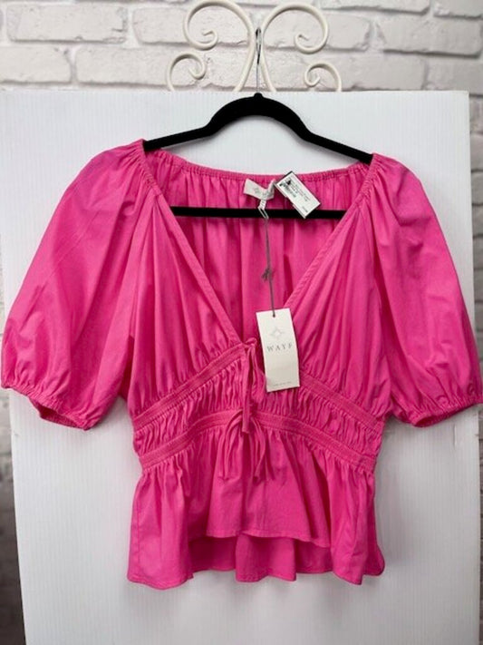 Cropped Peasant Top NEW!!
