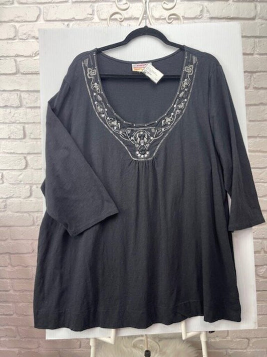 Bead and Embroidery Detail Top