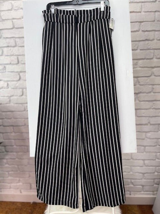 Stiped Straight Leg Pants RETAIL $129