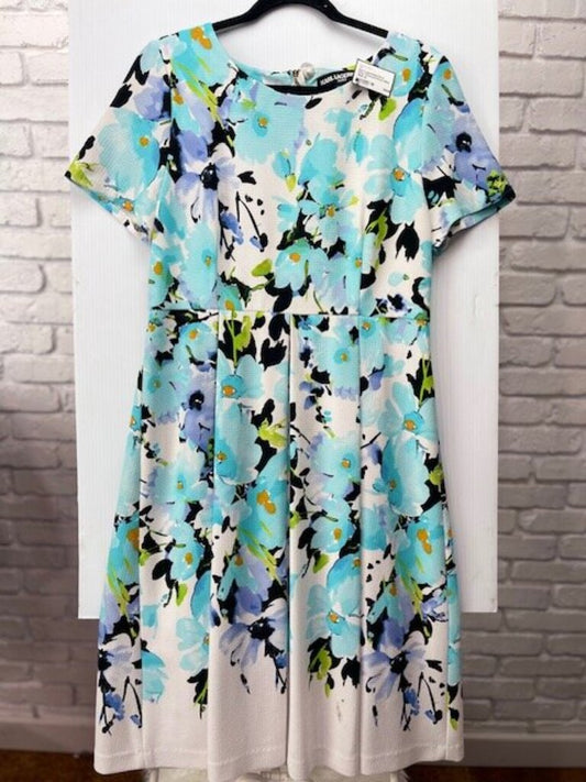 Floral Print Textured Dress