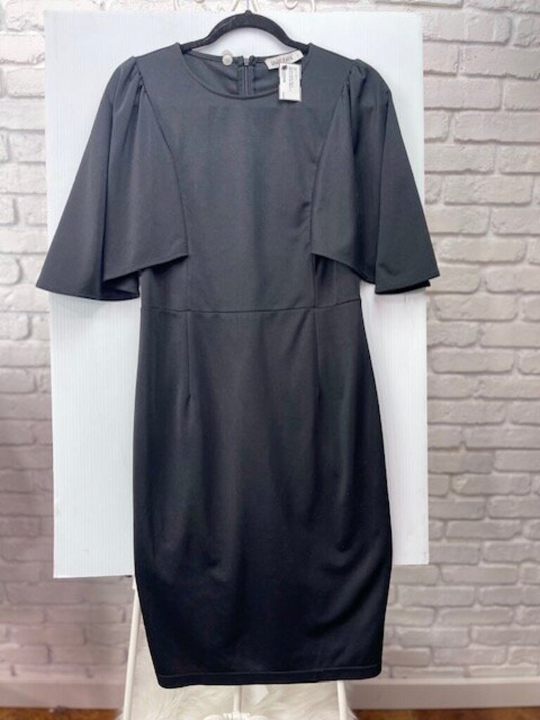 Cape Sleeve Dress