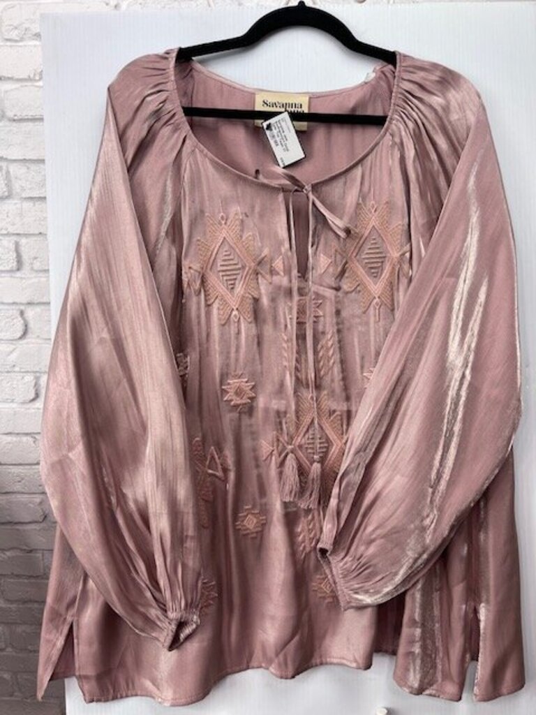 Southwestern Detail Tunic Top