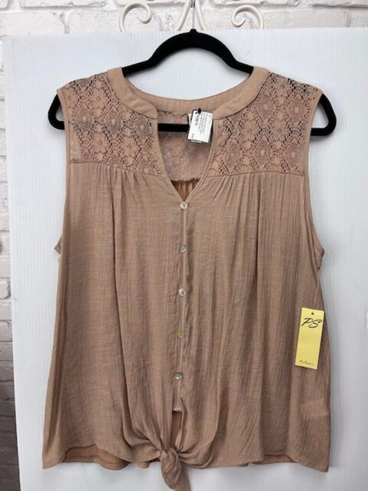 Lace Detail Sleeveless Top NEW!!
