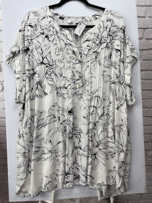 Floral Print Tunic Top