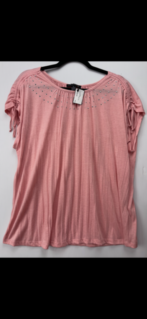 Rhinestone Detail Top