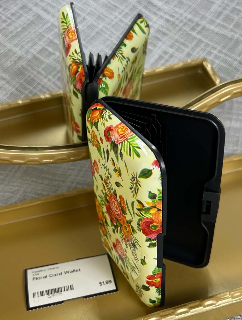 Floral Card Wallet