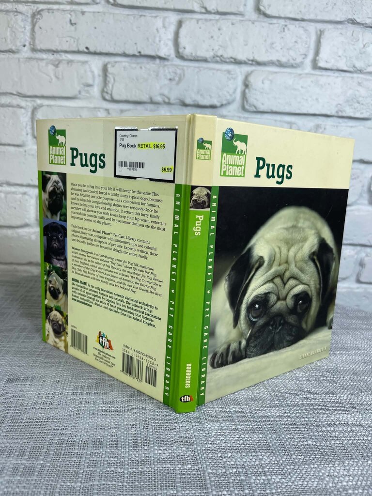Pug Book RETAIL $16.95