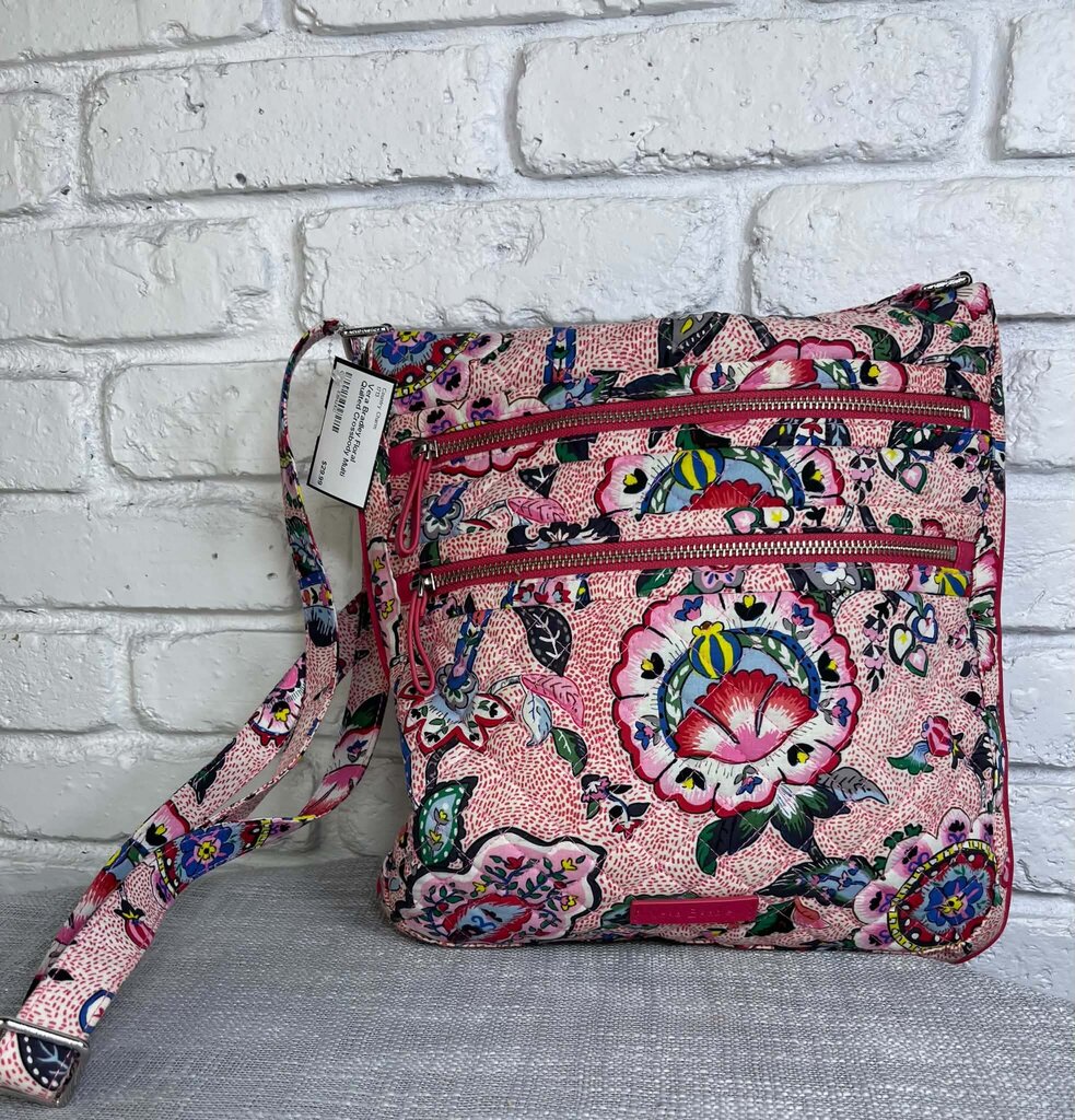 Floral Quilted Crossbody