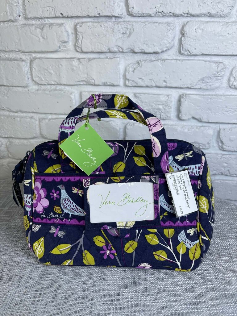 Floral Toiletry Travel Bag NEW!! RETAIL $45