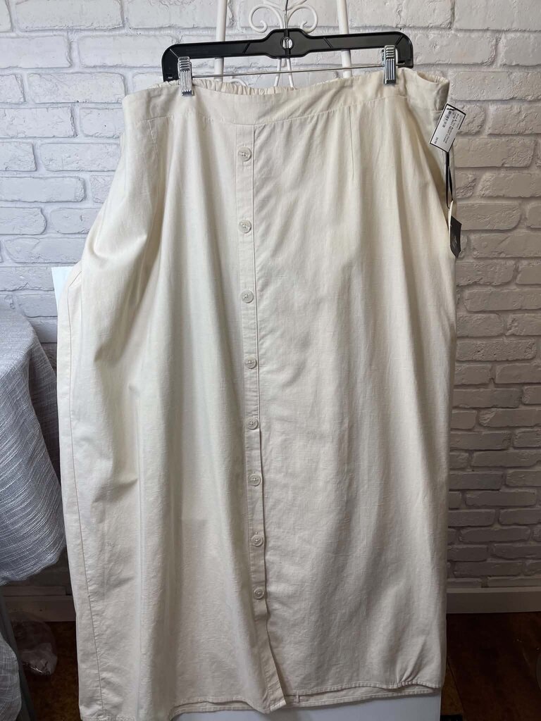 Button Detail Long Skirt NEW!!