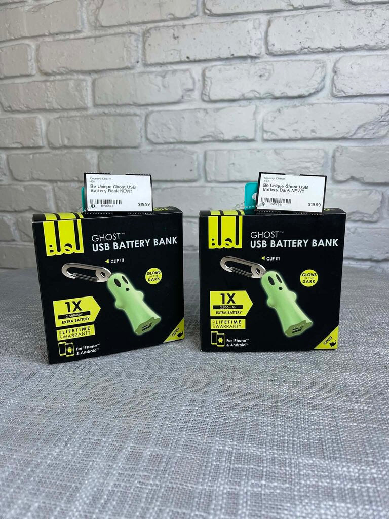 Ghost USB Battery Bank NEW!!