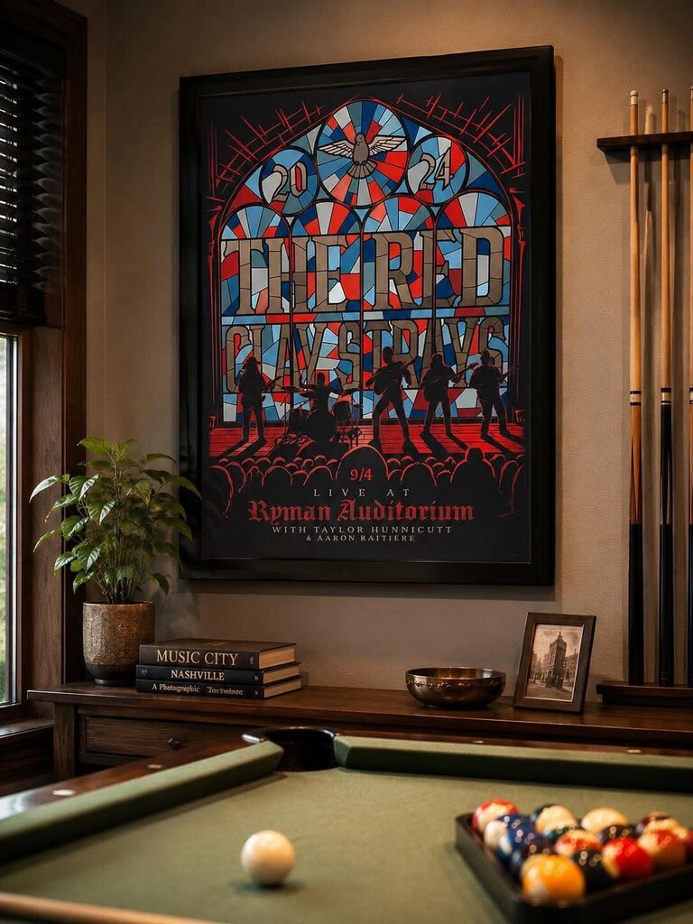 The Red Clay Strays Framed Poster (Local Pickup Only)