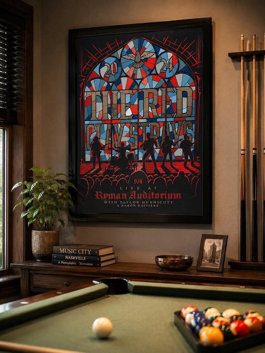 The Red Clay Strays Framed Poster (Local Pickup Only)