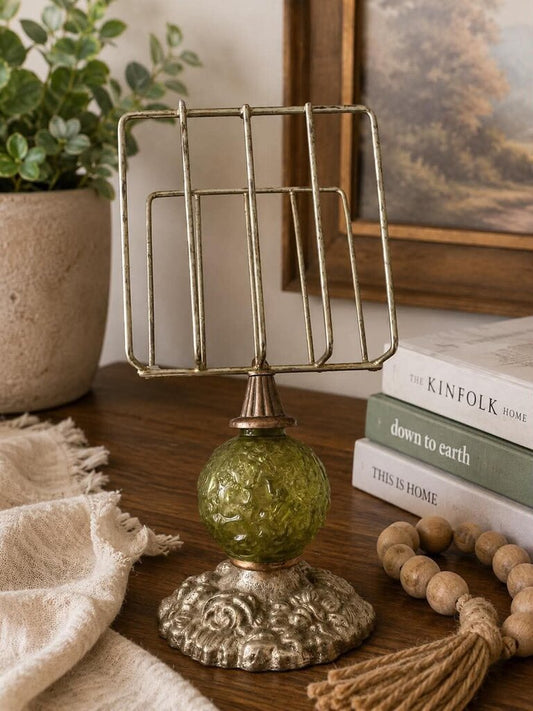 Vintage Brass Napkin Holder