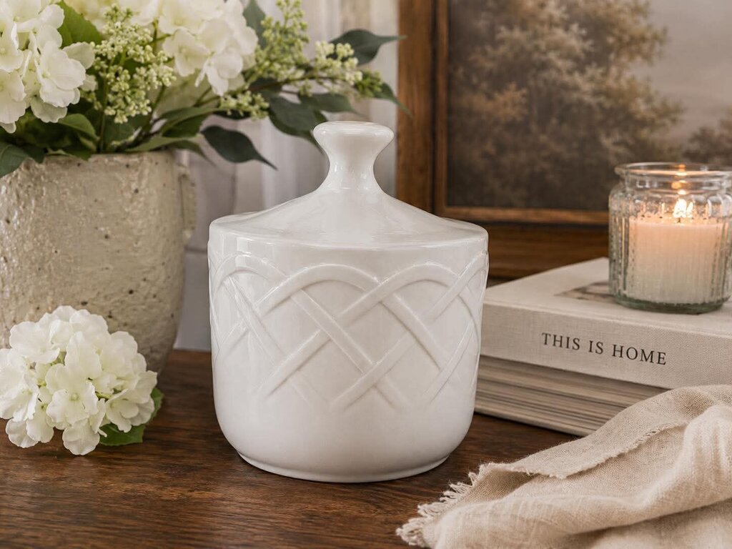 Oneida small canister with lid