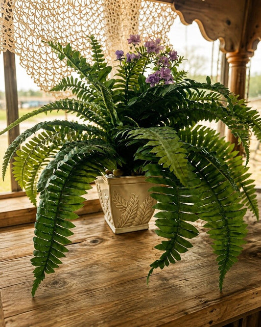 Fern in Ceramic Pot