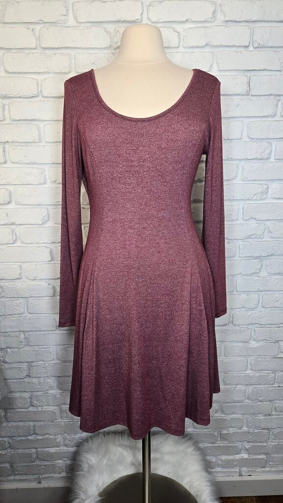 Acemi Red Long Sleeve Dress Size L