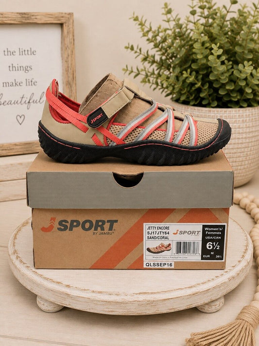 JSport By Jambu Jetty Encore Water Shoes Size 6.5