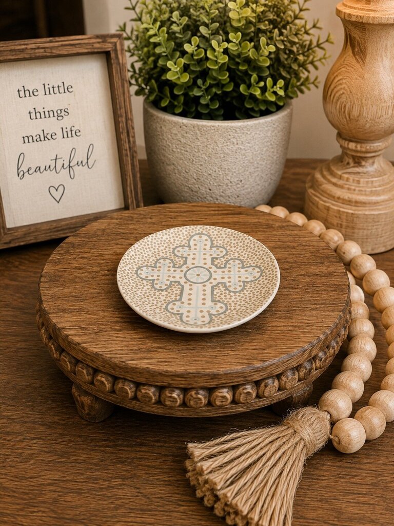 Cross Dessert Plate