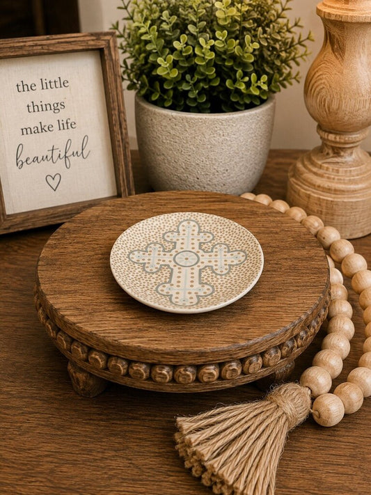 Cross Dessert Plate