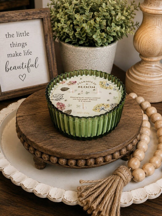 Paradise In Bloom Candle NEW