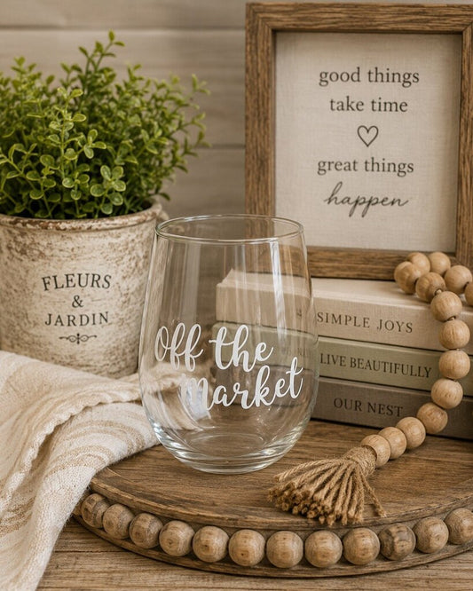 "Off The Market" New Bride Glass NEW