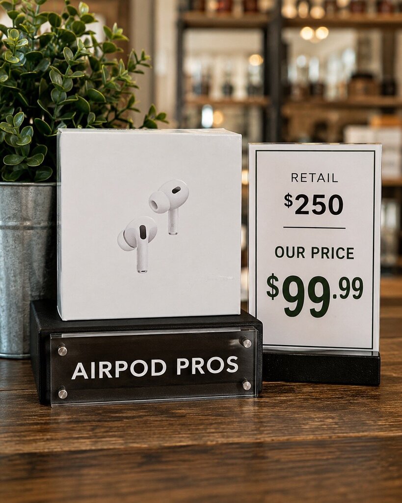 Air Pod Pros. retail $250