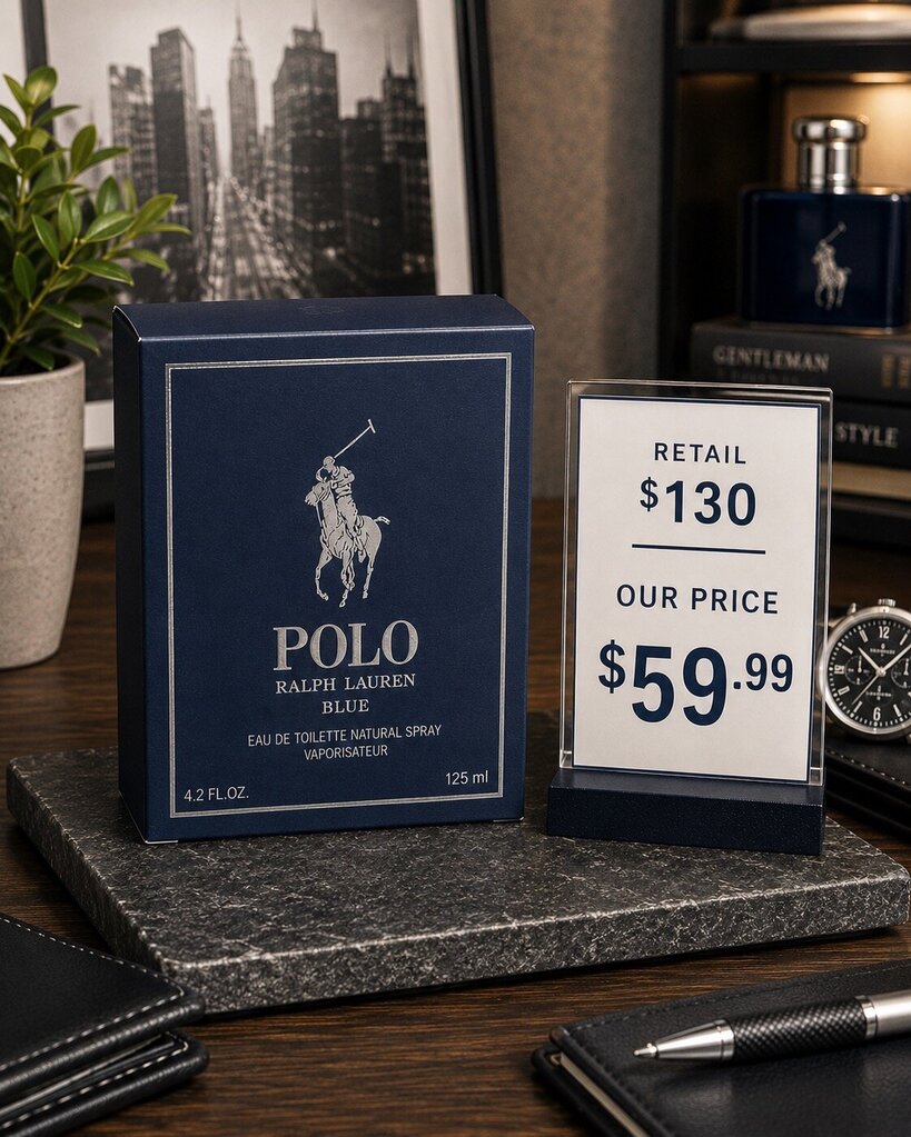 Ralph Lauren Blue Cologne. $130 retail