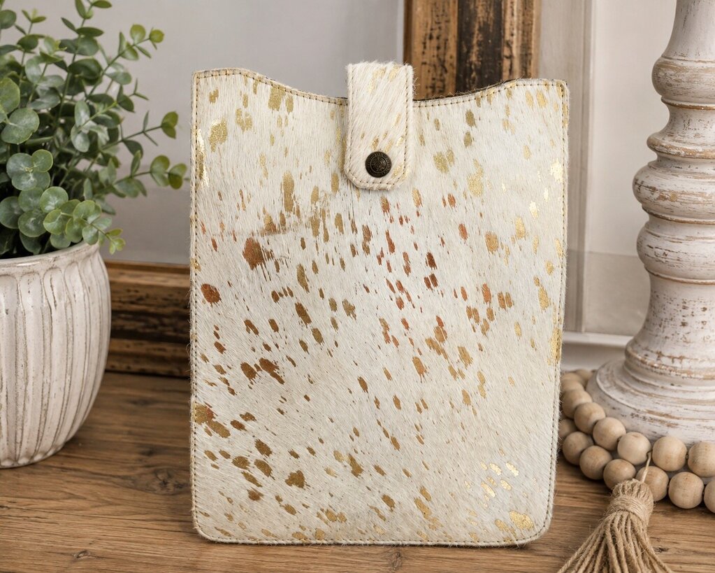 Genuine Cow Hide Tablet Sleeve Retail $59.99