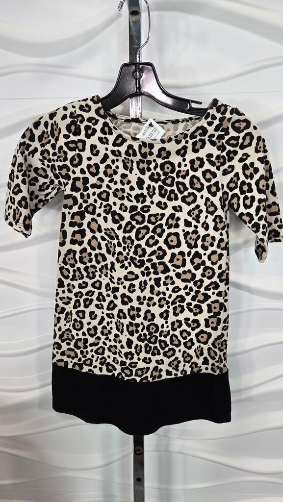 Kids Leopard Print Dress Size M 7/8