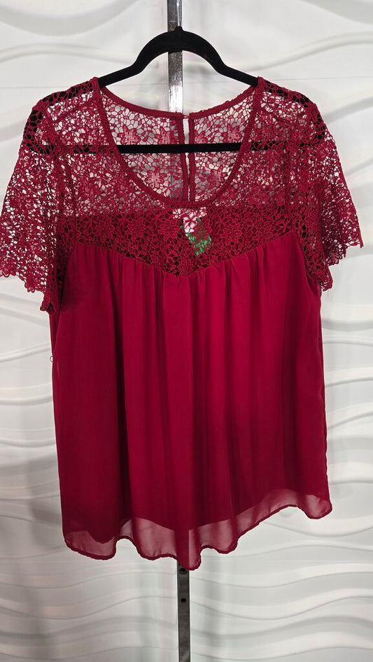 Motherhood Blouse W Lace