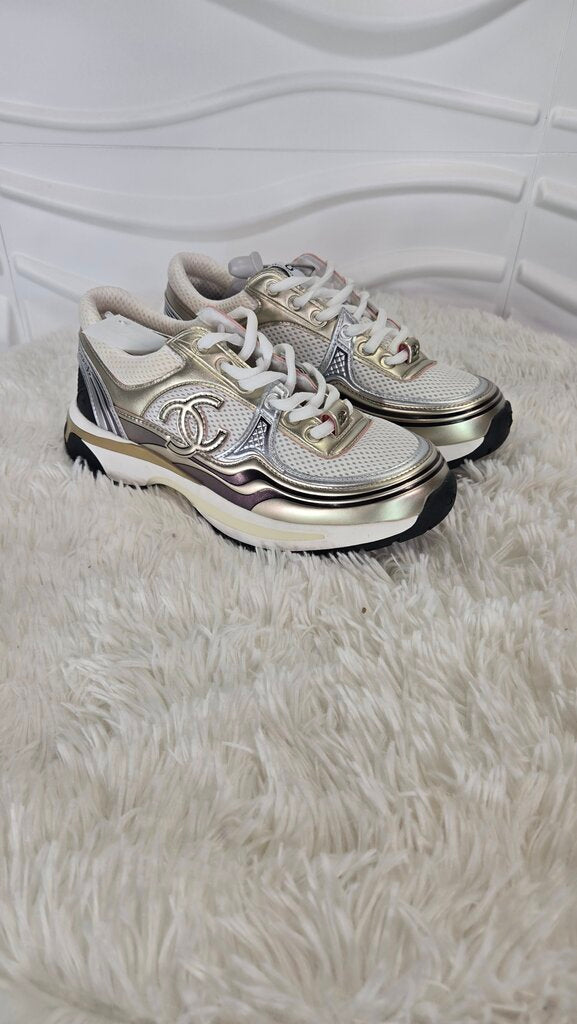 Chanel Tennis Shoes Size 7.5