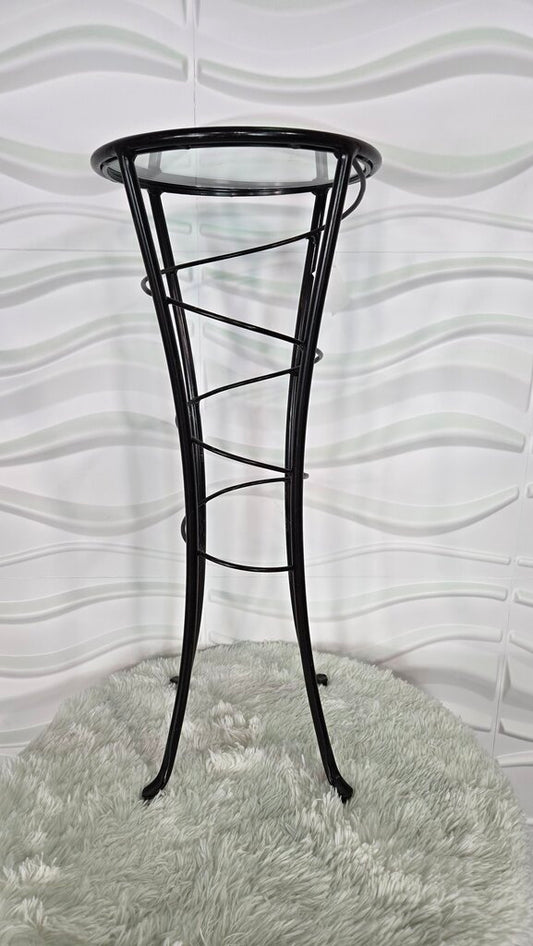Spiral Glass Top Table