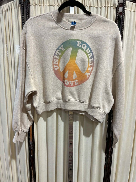 Peace Sign Sweatshirt