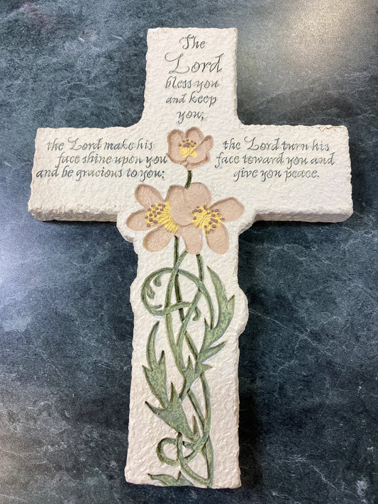 Floral Cross Wall Art